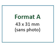 Format A (sans photo)